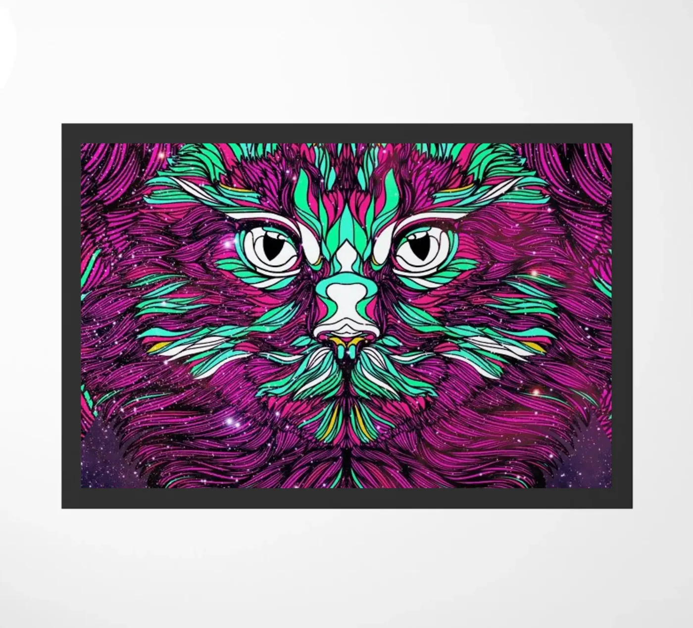 Space Cat doormat by Danny Ivan