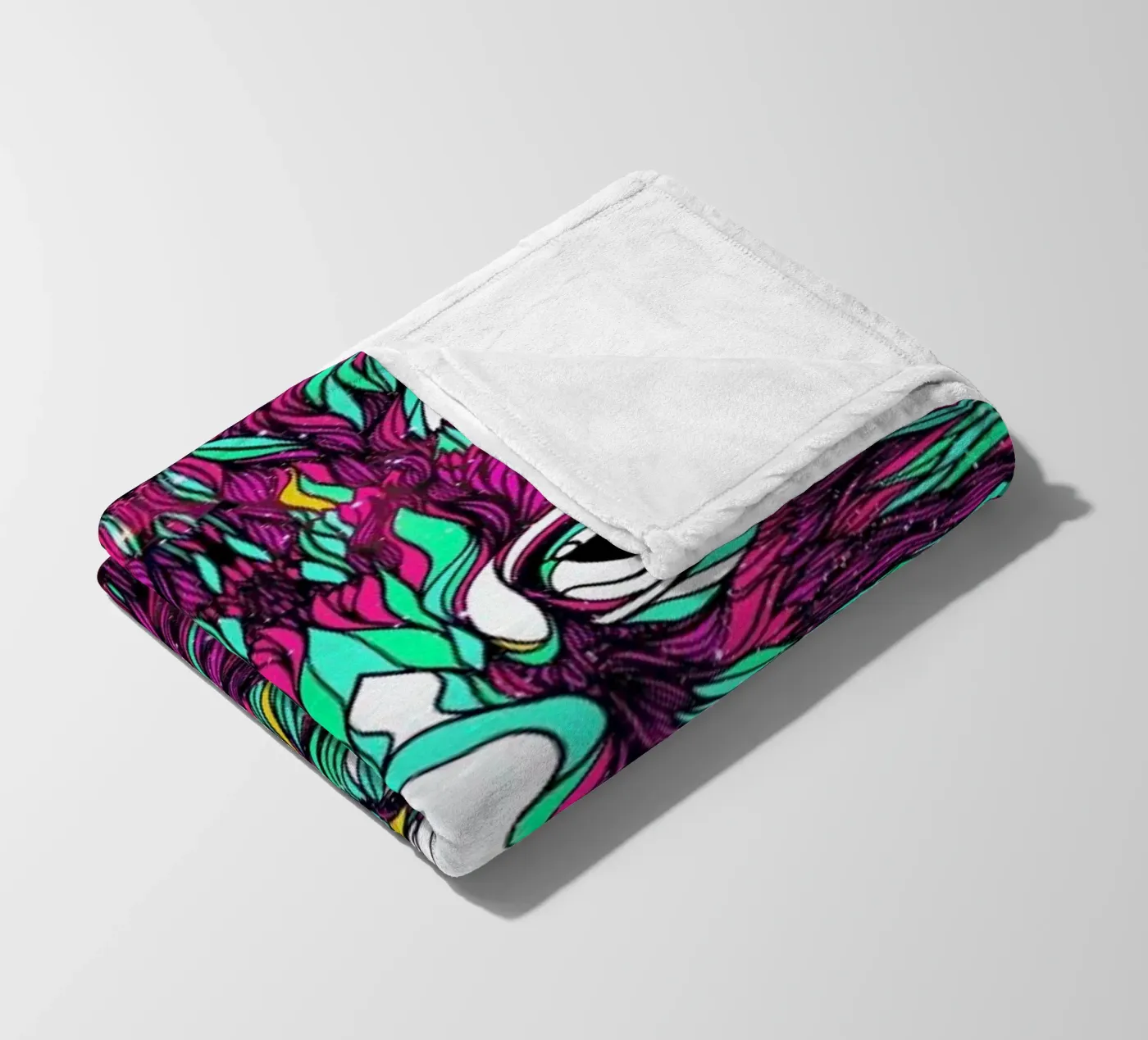 Space Cat fleecedeken van Danny Ivan