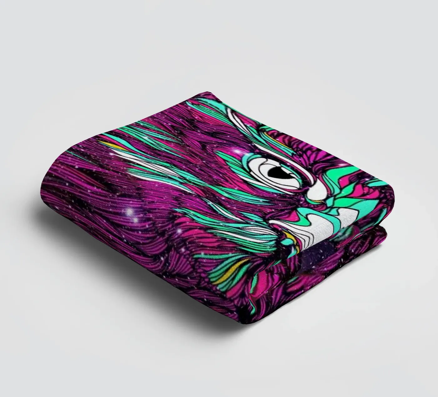 Space Cat asciugamano da bagno da Danny Ivan