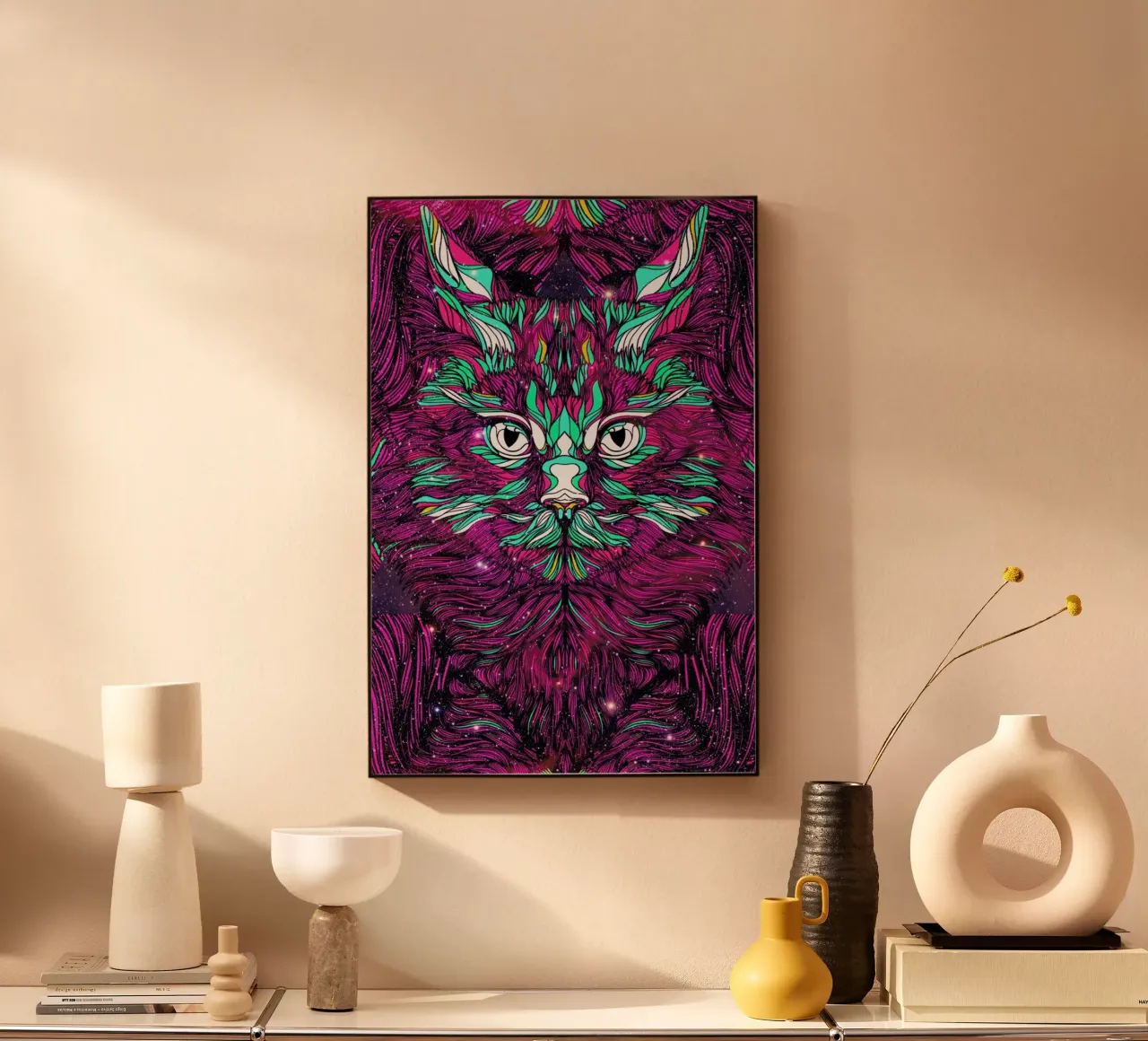 Space Cat plexiglass da Danny Ivan