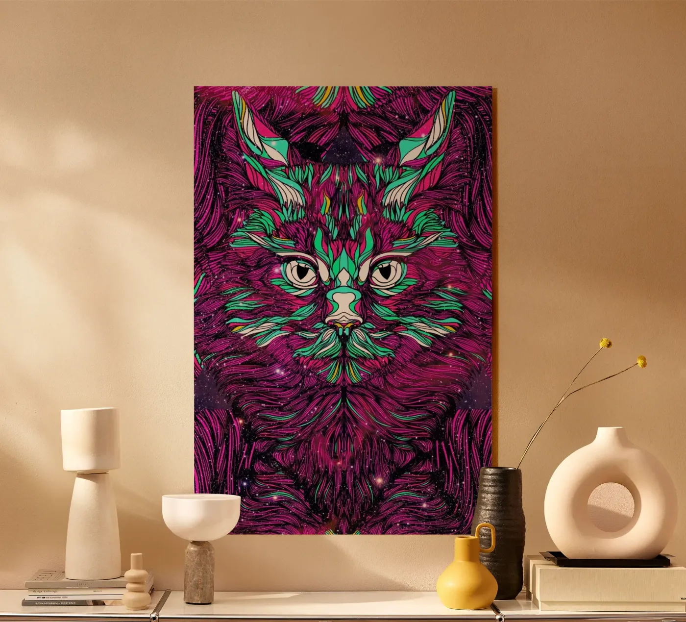 Space Cat plexiglass da Danny Ivan