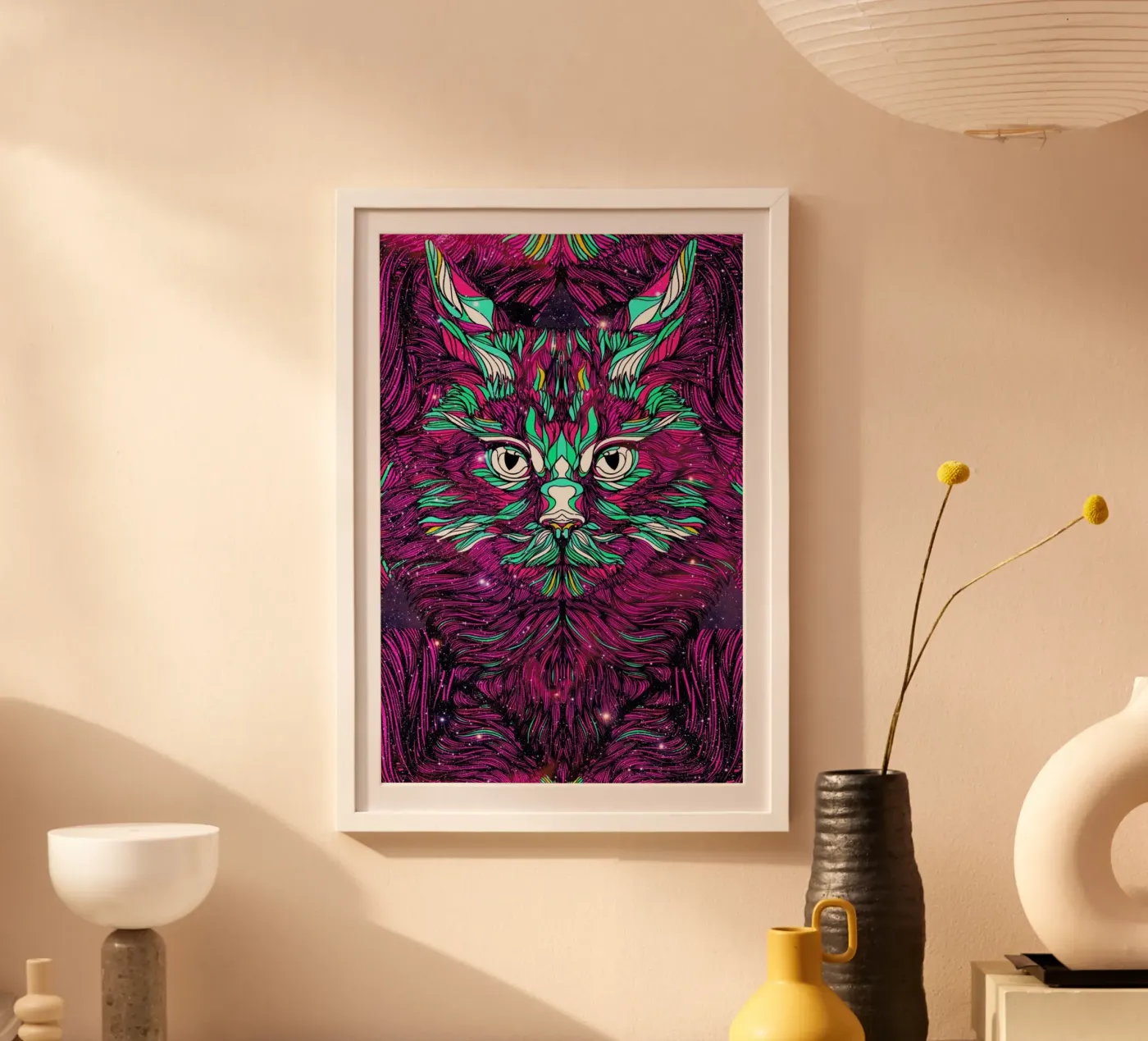 Space Cat poster by Danny Ivan