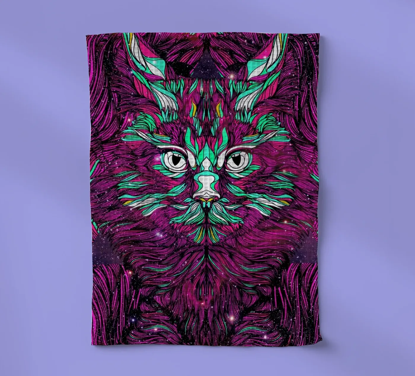 Space Cat Geschirrtuch von Danny Ivan