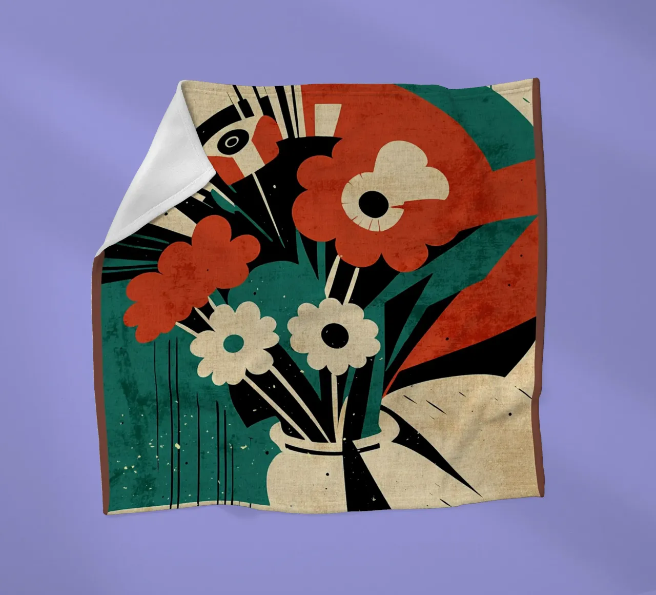 Bouquet di fiori Amelia coperta in pile da AnimalFunny
