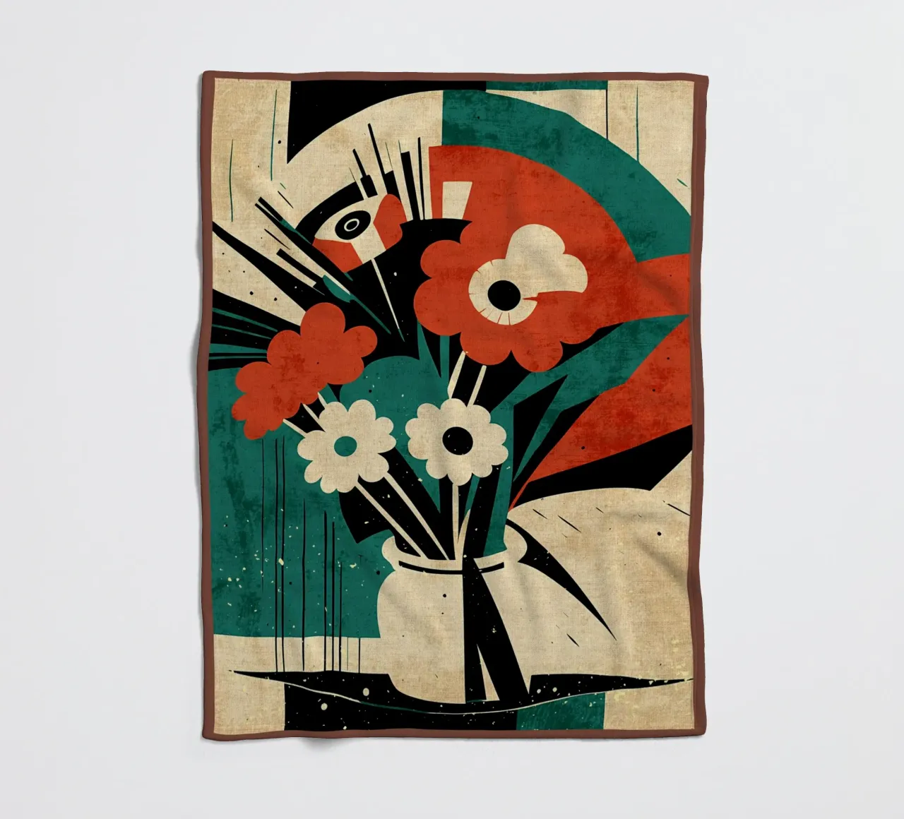 Bouquet di fiori Amelia coperta in pile da AnimalFunny