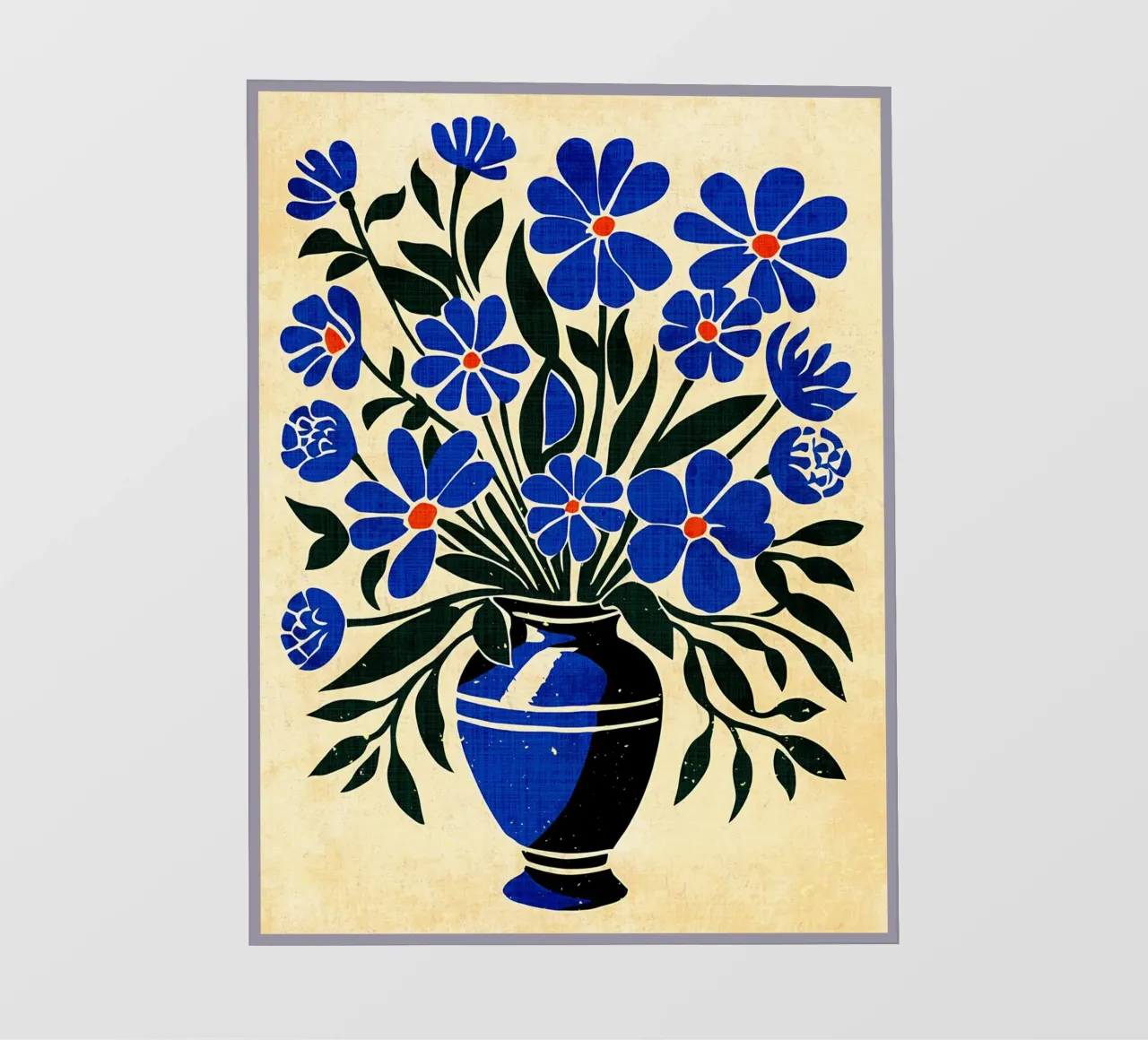 Bouquet di fiori blu pellicola backlit da AnimalFunny