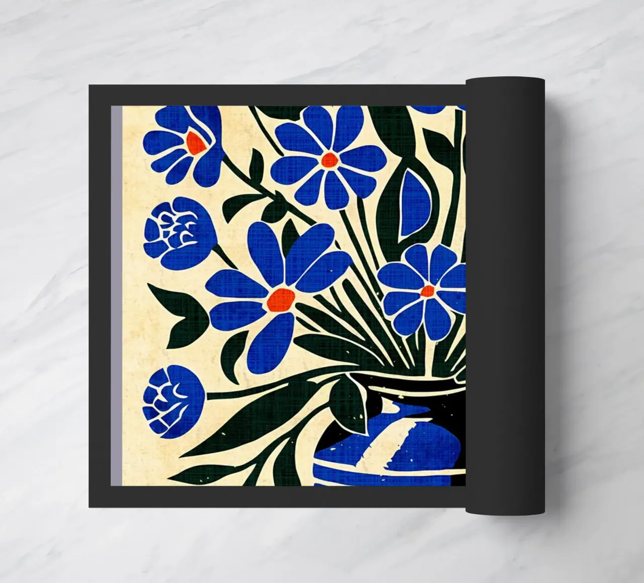 Bouquet di fiori blu zerbino da AnimalFunny