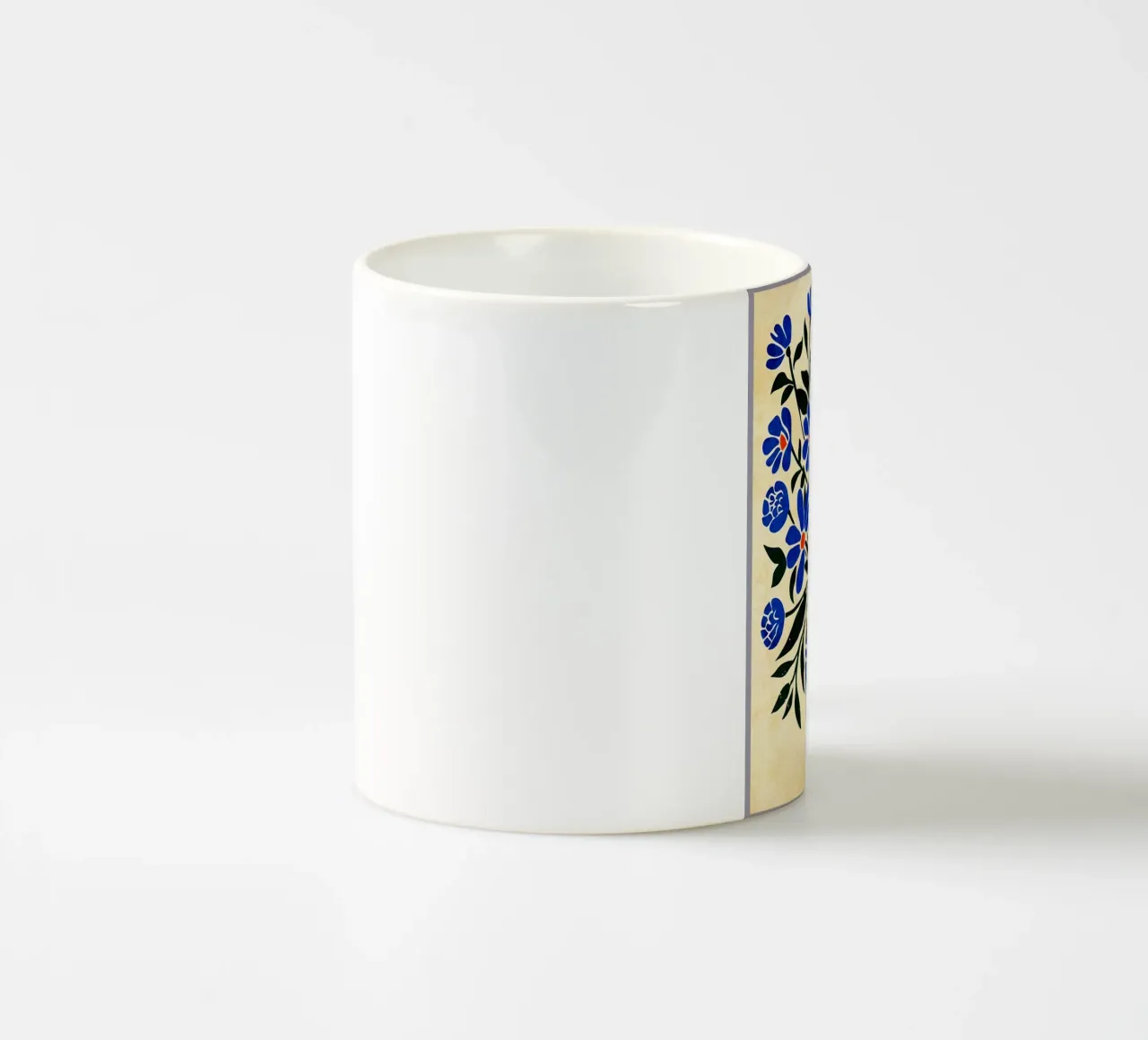 Bouquet di fiori blu tazza in ceramica da AnimalFunny