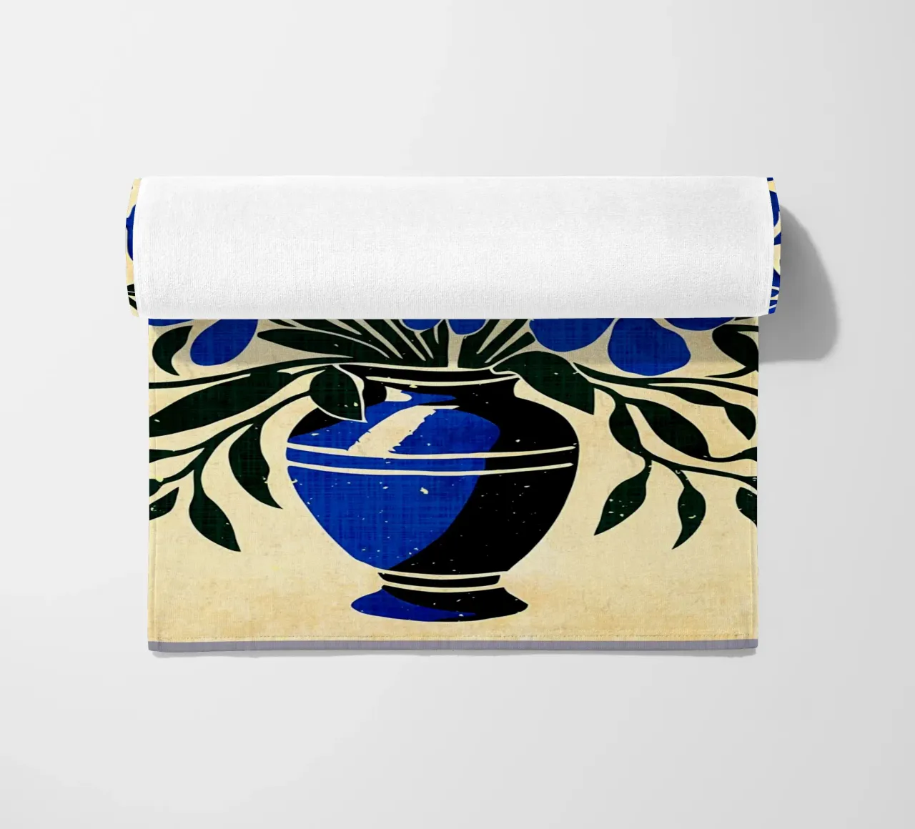 Bouquet di fiori blu telo mare da AnimalFunny