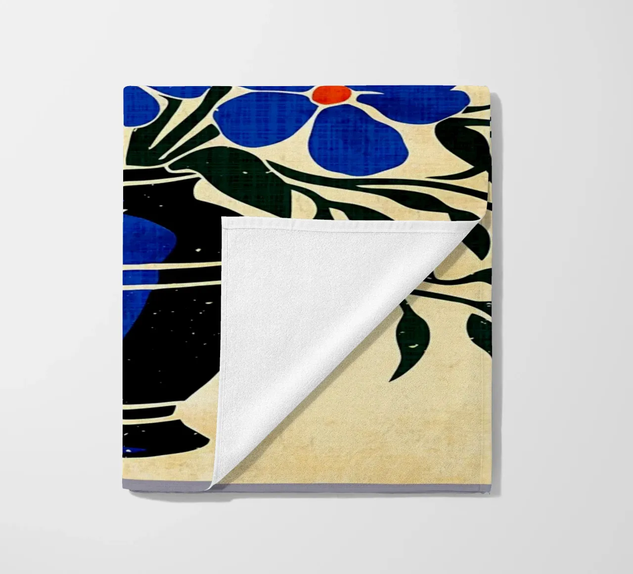 Bouquet di fiori blu telo mare da AnimalFunny