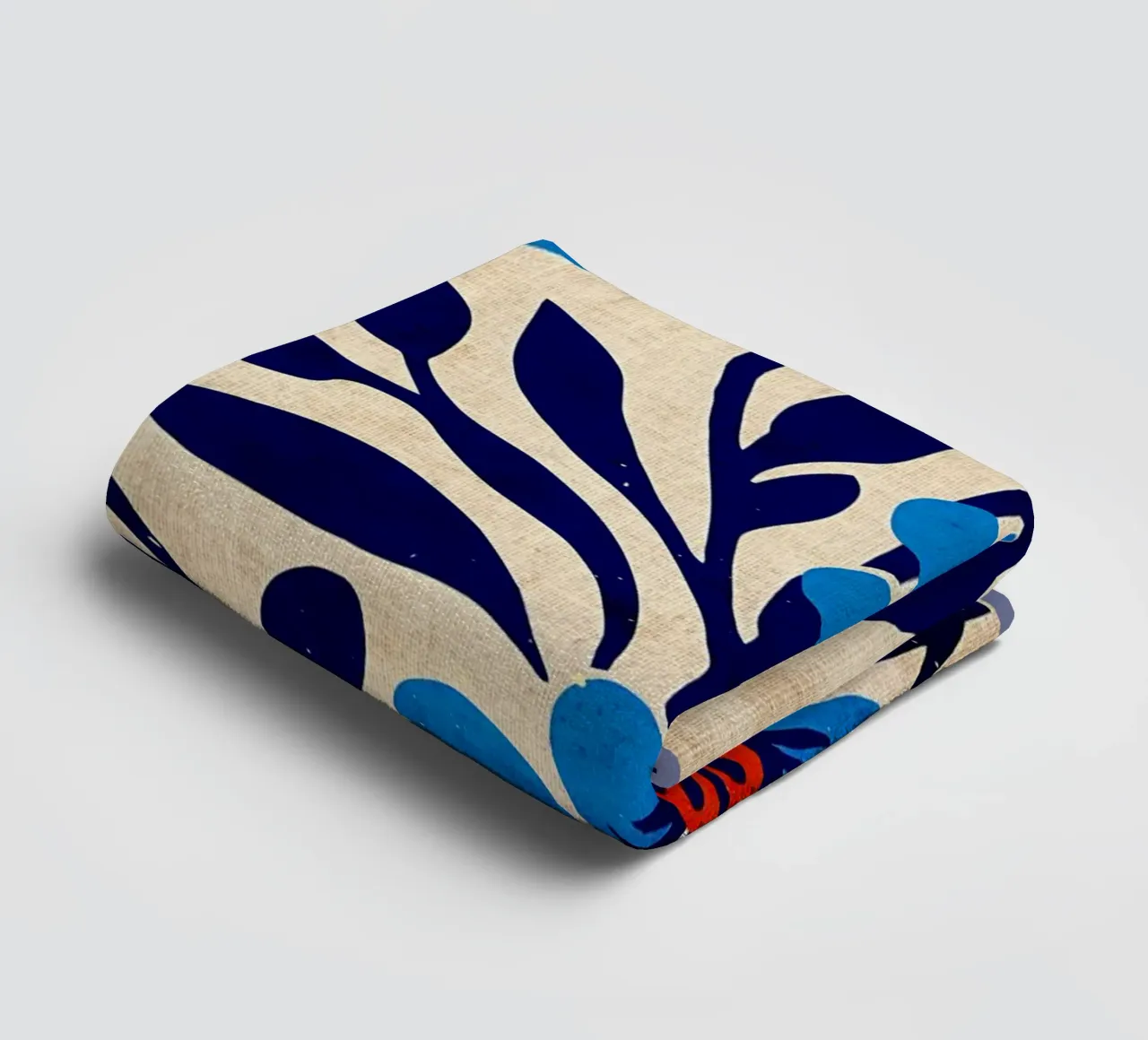 Fiori selvatici blu asciugamano da bagno da AnimalFunny