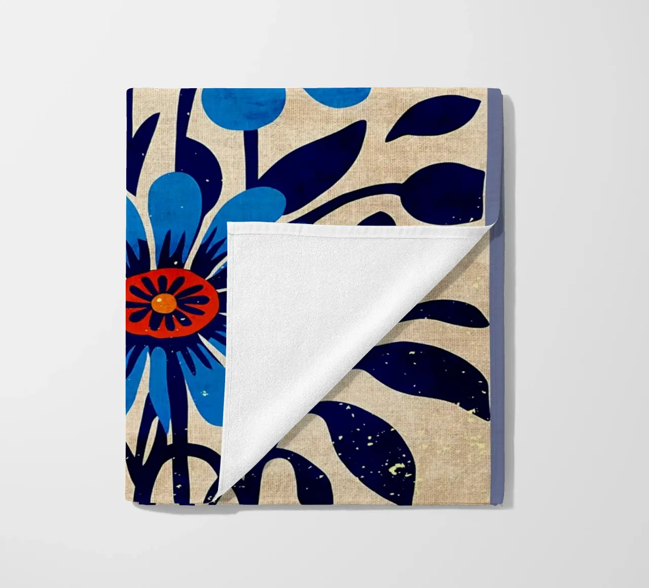 Fiori selvatici blu telo mare da AnimalFunny