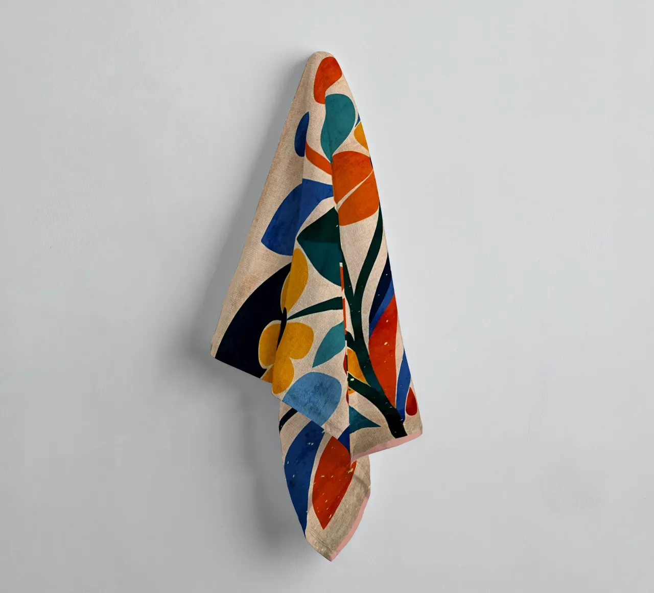 Fiori colorati e retrò asciugamano da bagno da AnimalFunny