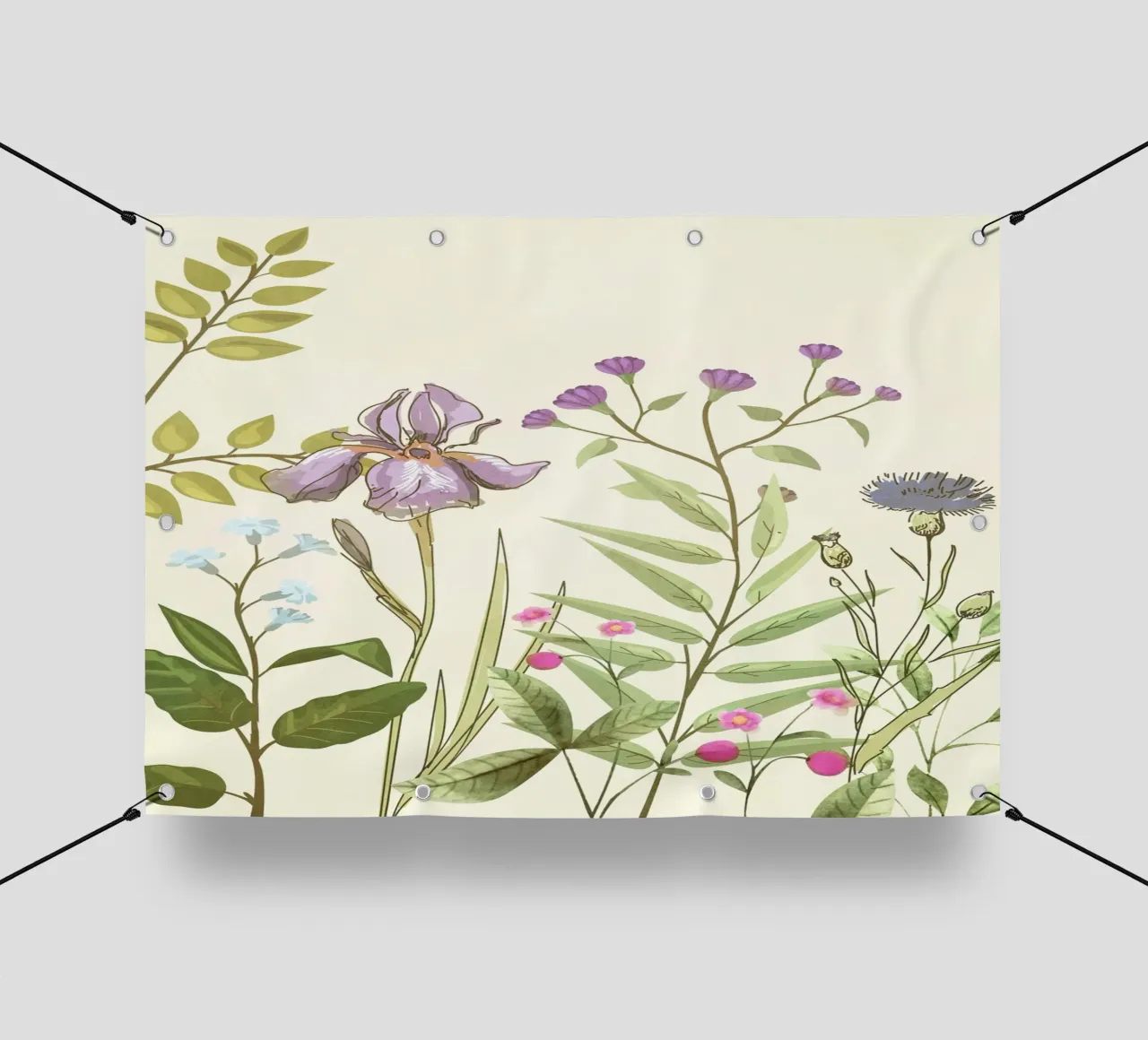 Little Blooming Wildflowers pvc cover by Nadjaa