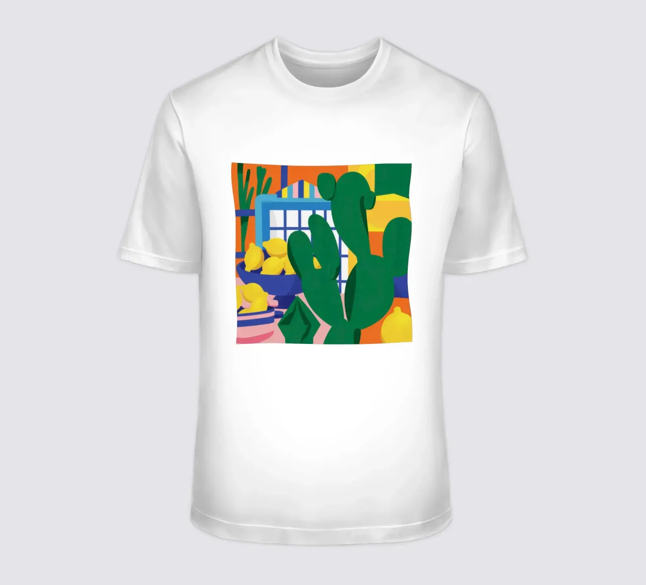 Cactus Window Watch t-shirt by Rain Balance