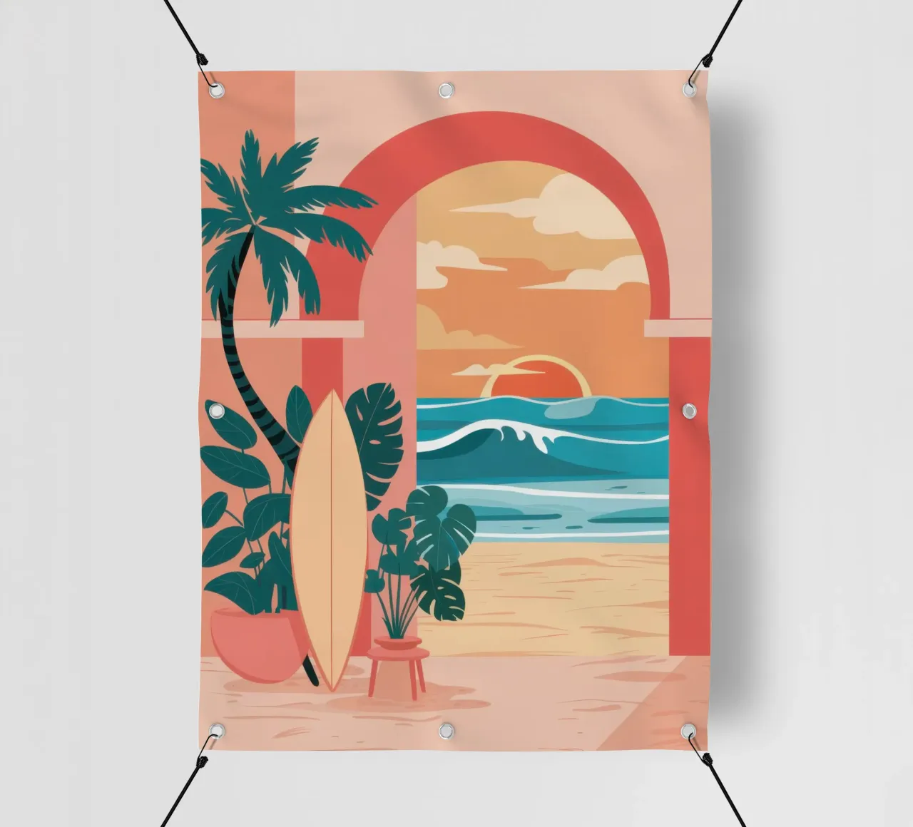 L'arco del paradiso telo in pvc da Dream Gesso
