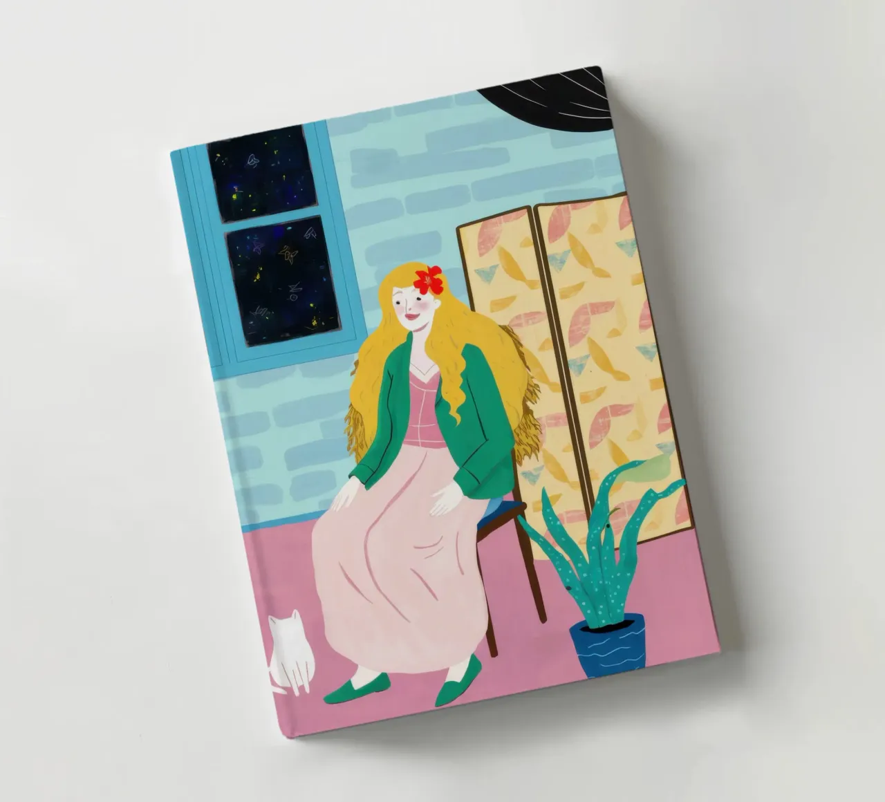 Cozy Window Companion notebook by Mythy Brush