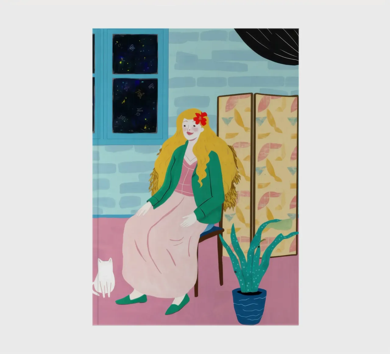 Cozy Window Companion notebook by Mythy Brush