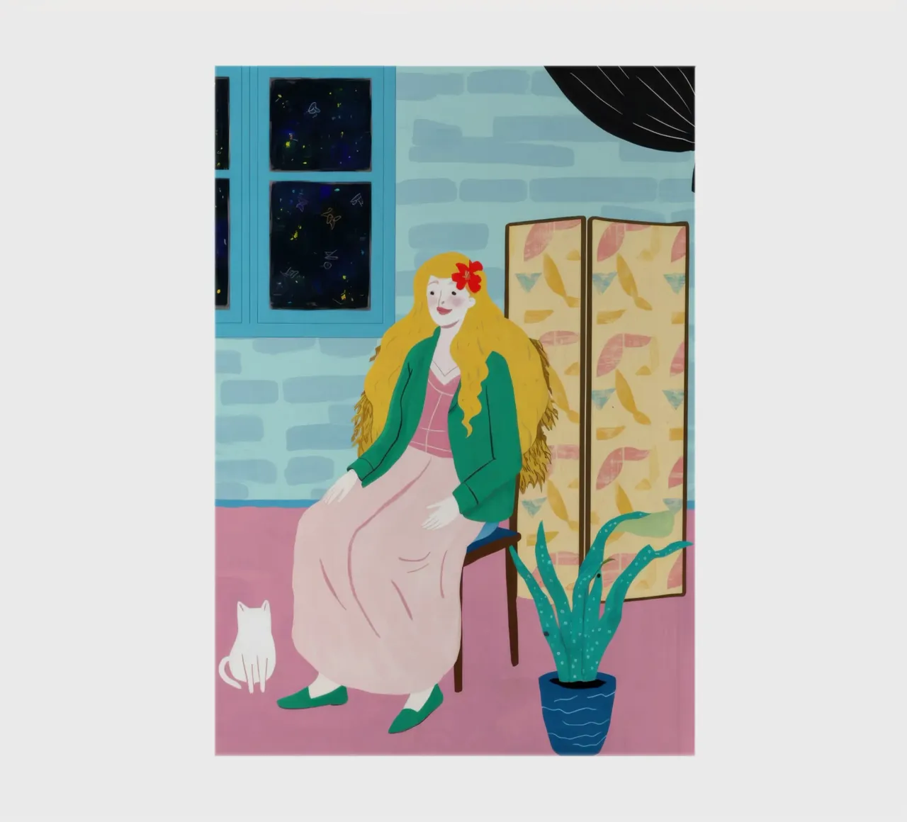 Cozy Window Companion notebook by Mythy Brush