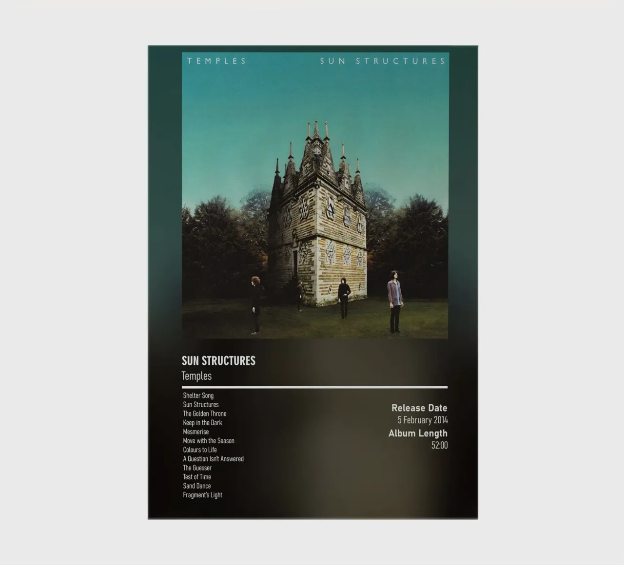 Sun Structures (2014) by Temples diario da DGUnder