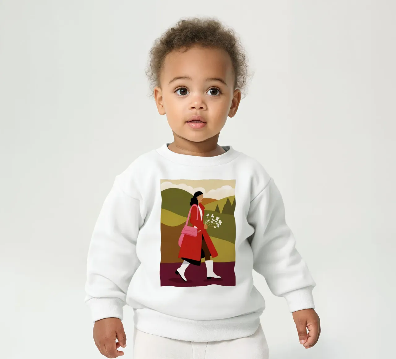 Cappotto cremisi, passeggiata floreale felpa neonato da Reds Jays