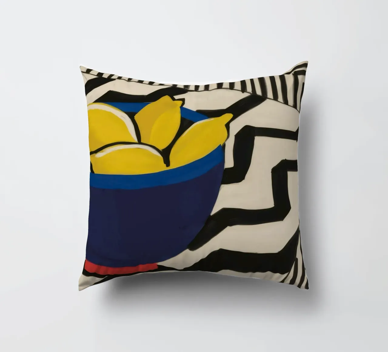 Zigzag Zest di agrumi cuscino da Rain Balance