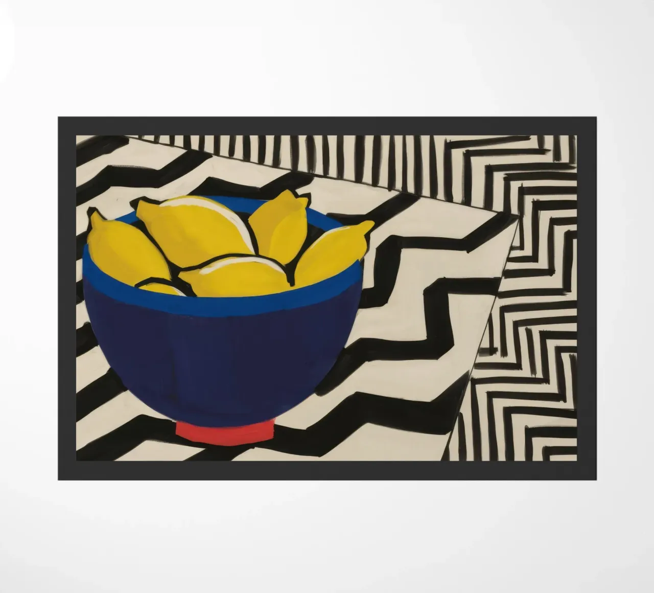 Zigzag Zest di agrumi zerbino da Rain Balance