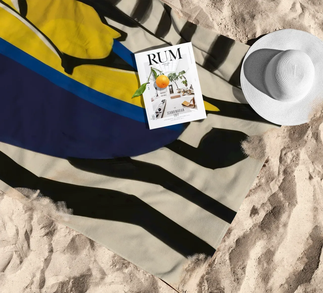 Zigzag Zest di agrumi telo mare da Rain Balance