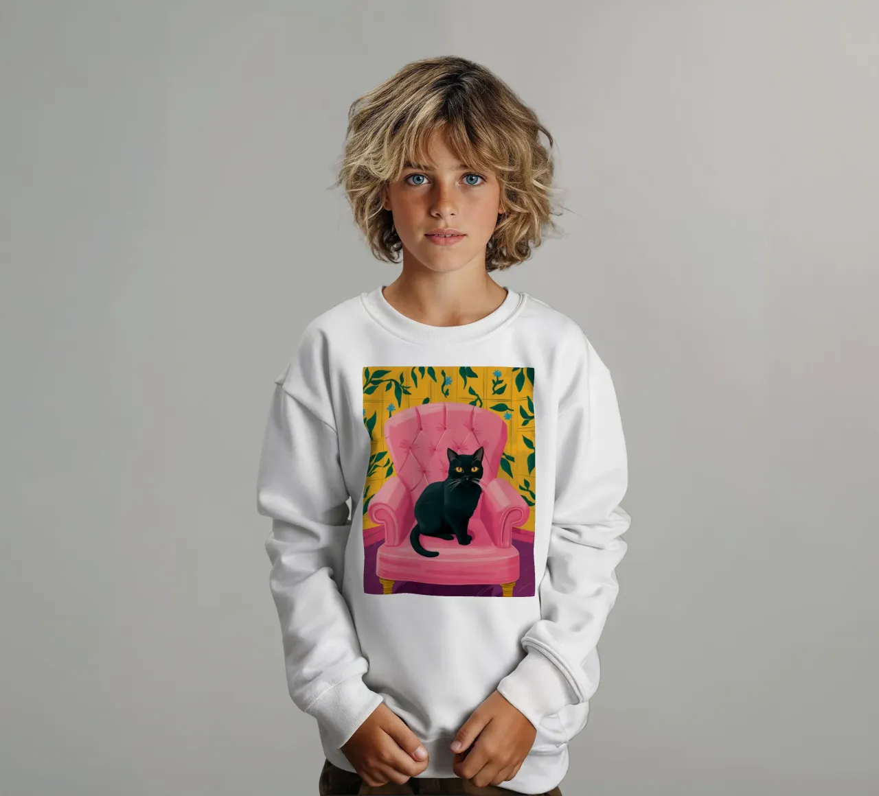 Il Trono Rosa felpa bambino da Ink Pulse