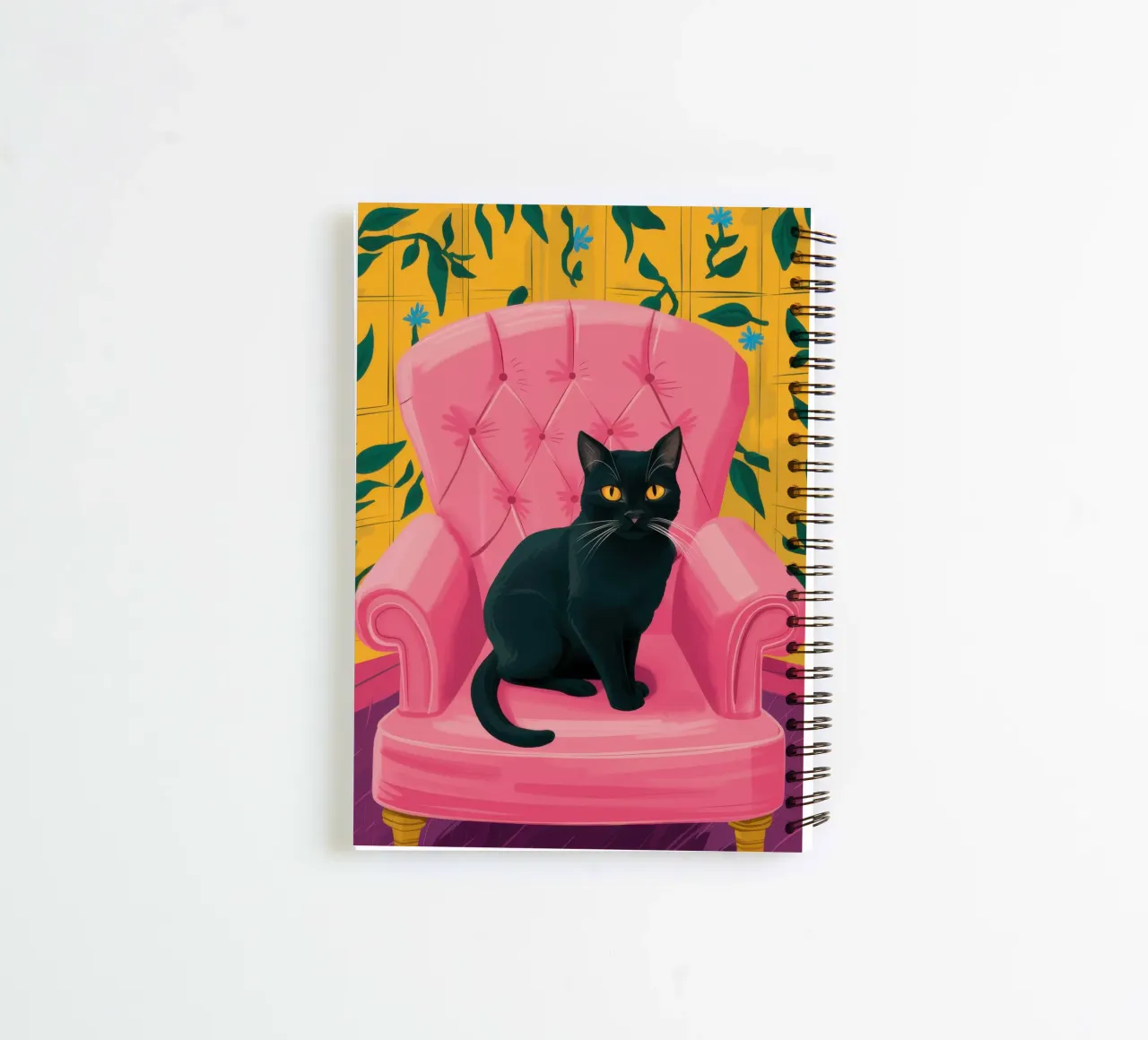 The Pink Throne spiral notebook by Ink Pulse