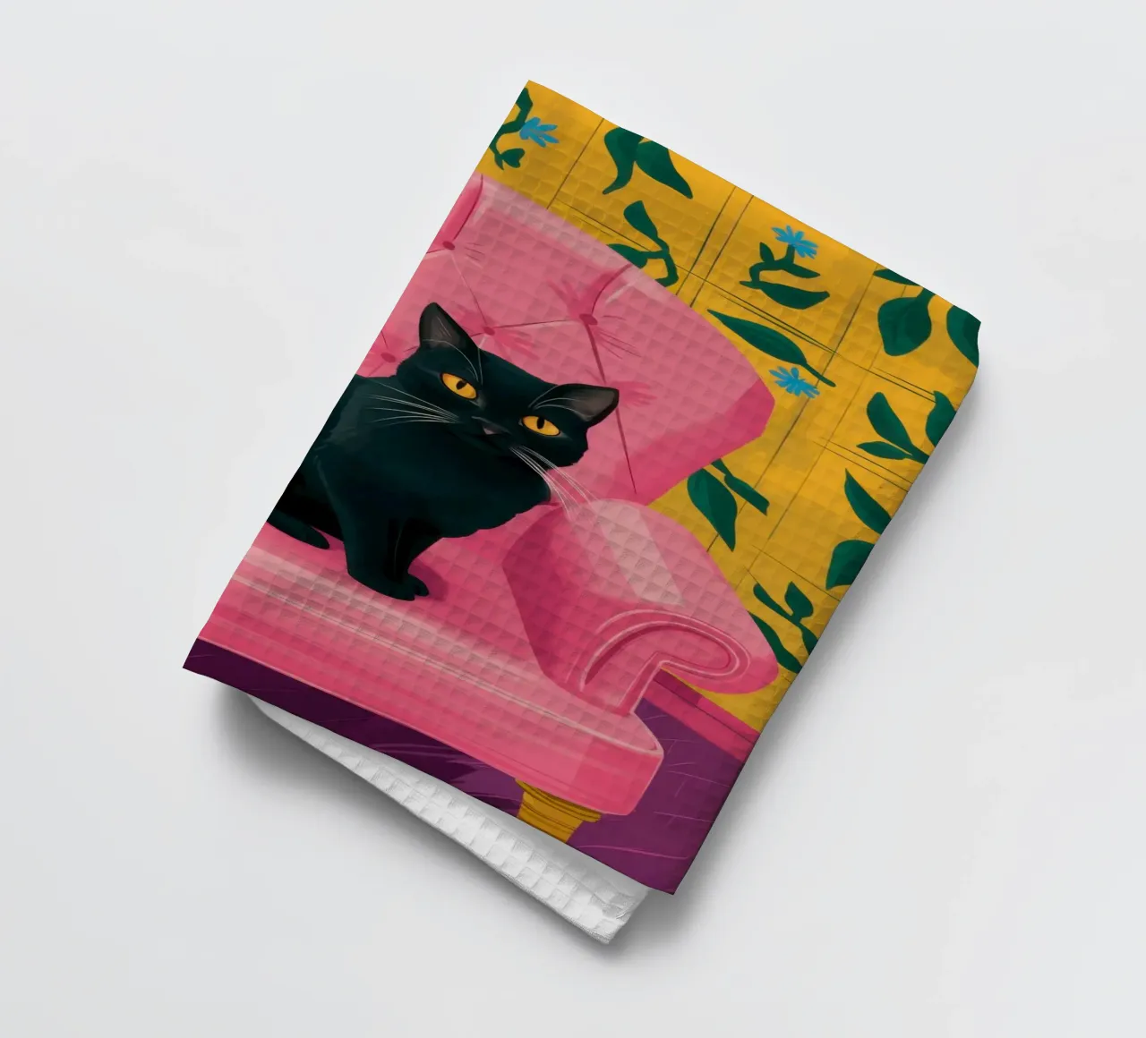 Il Trono Rosa canovaccio da cucina da Ink Pulse