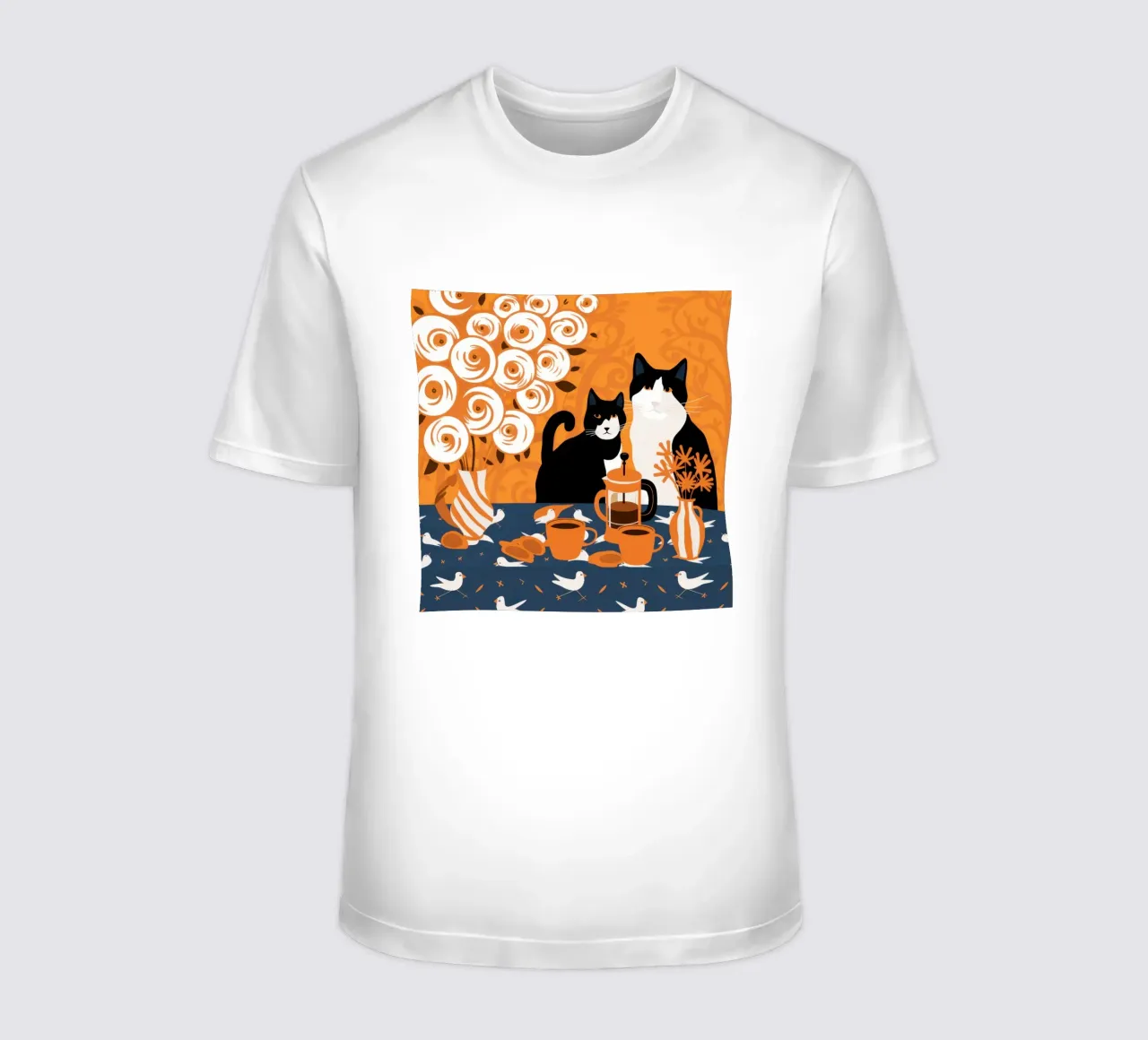 Caffeine Feline Chaos t-shirt by Monuments Fire