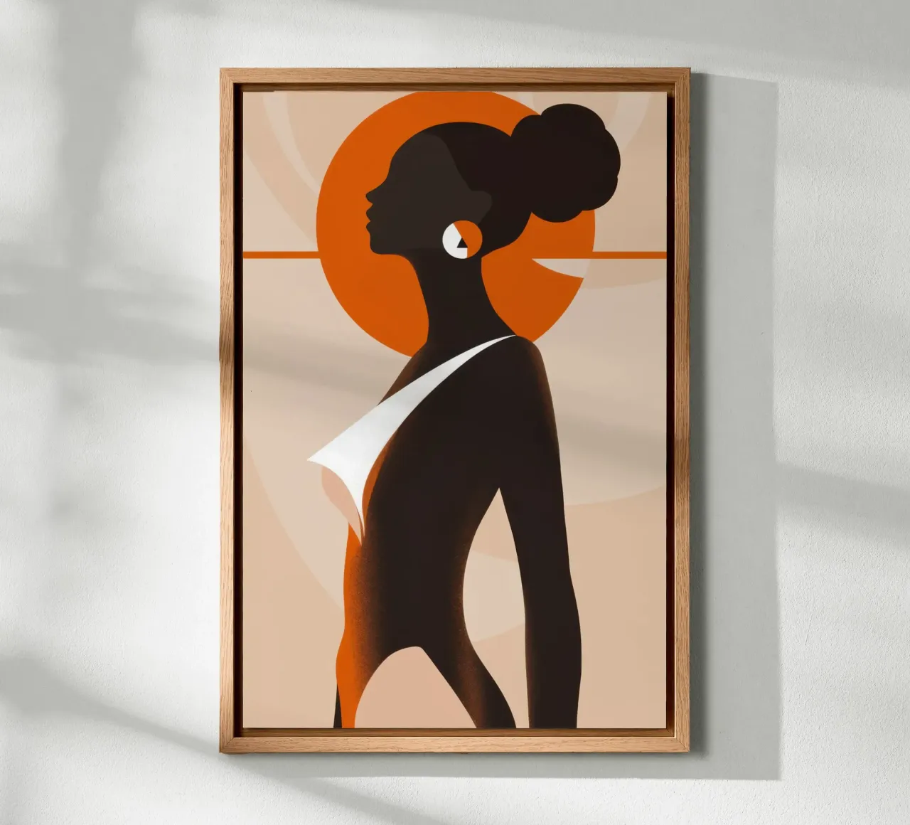 Fragmented Beauty Poise canvas by Dream Gesso