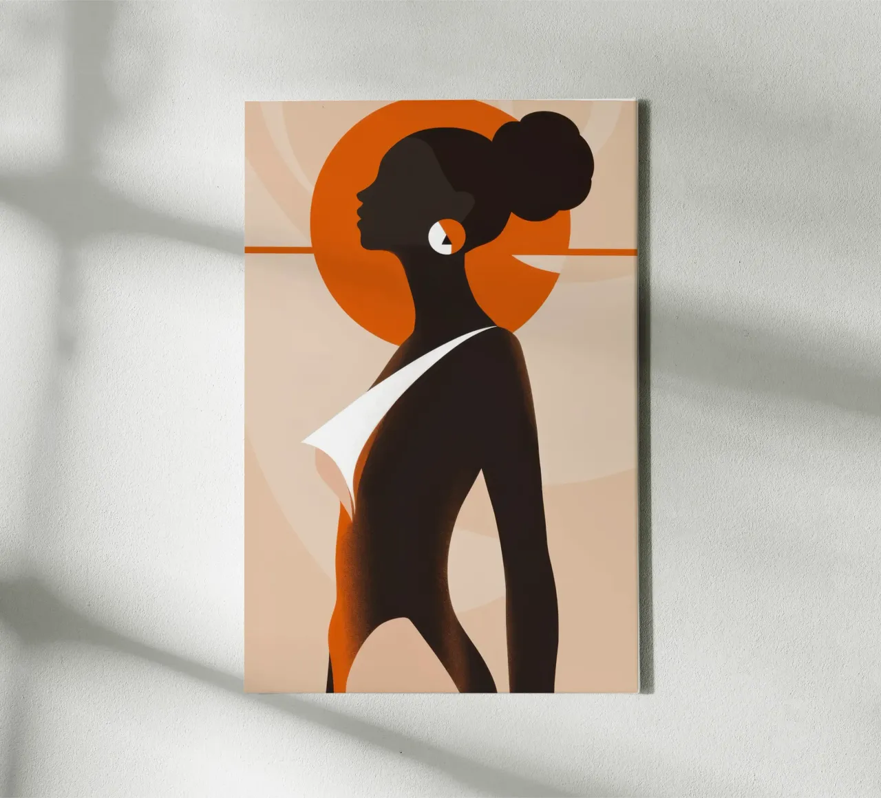 Fragmented Beauty Poise canvas by Dream Gesso