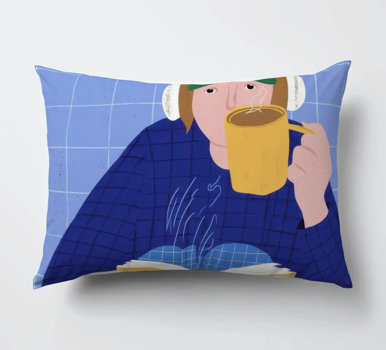 My Own World decorative cushion by Mythy Brush