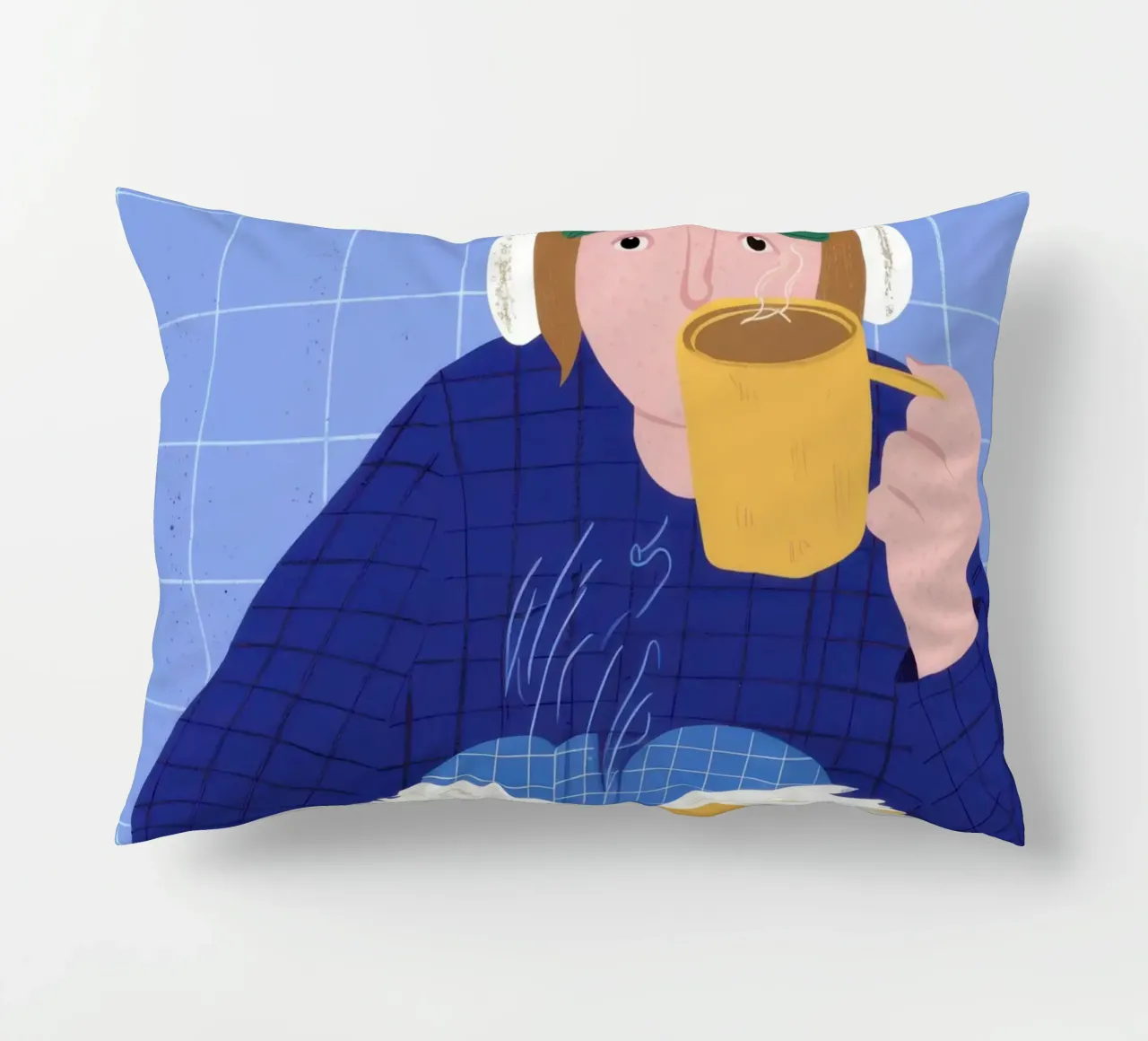 My Own World decorative cushion by Mythy Brush