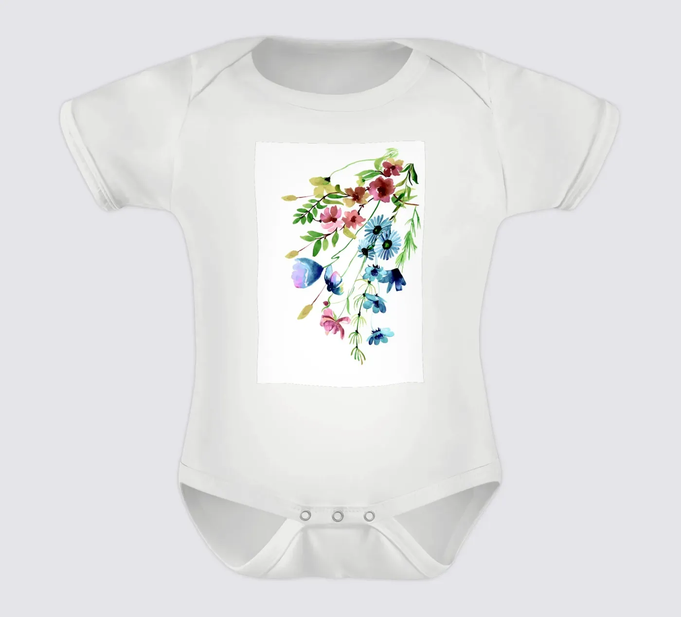 Springtime Kurzarm Babybody von Nadjaa