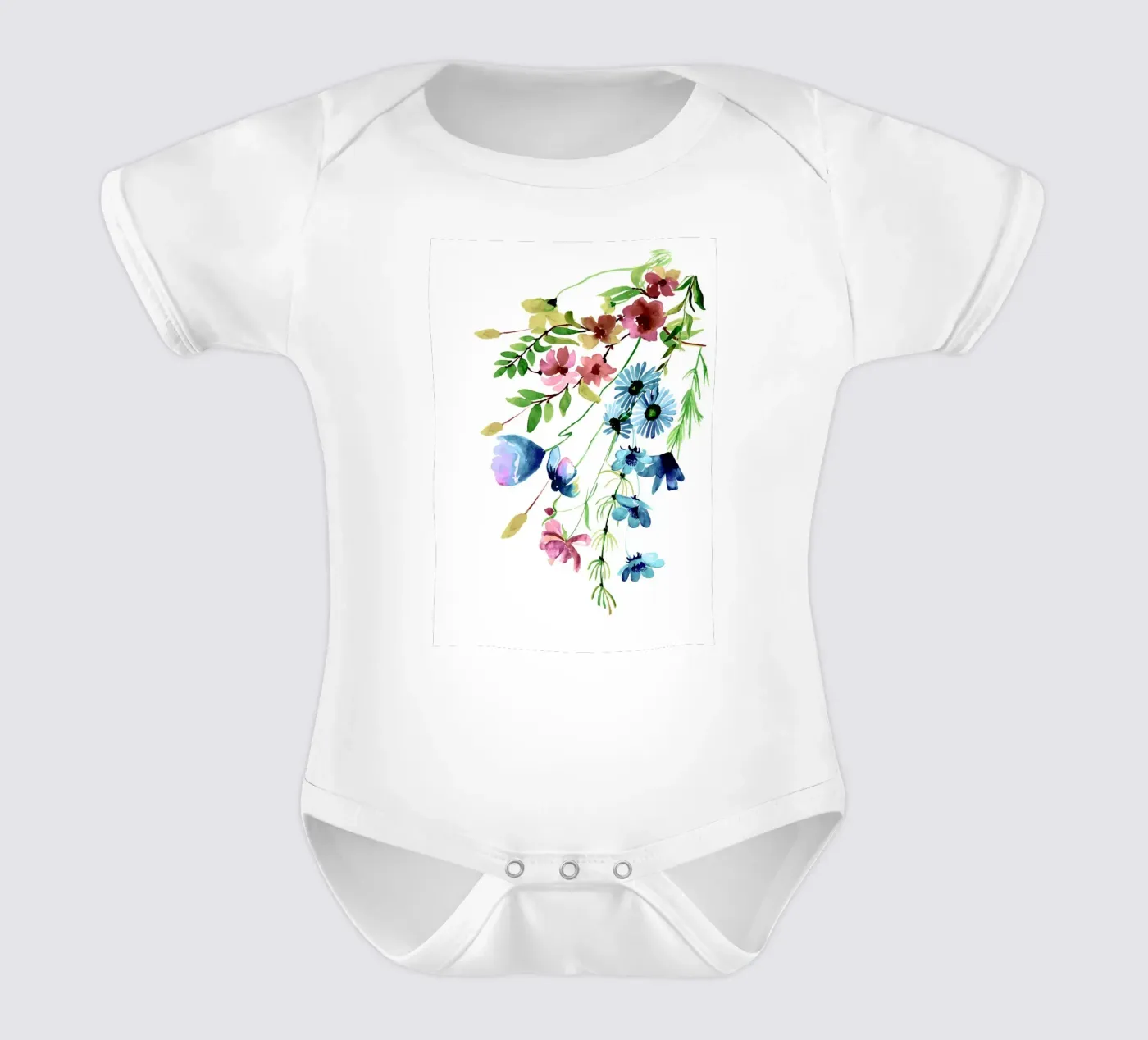 Springtime Kurzarm Babybody von Nadjaa