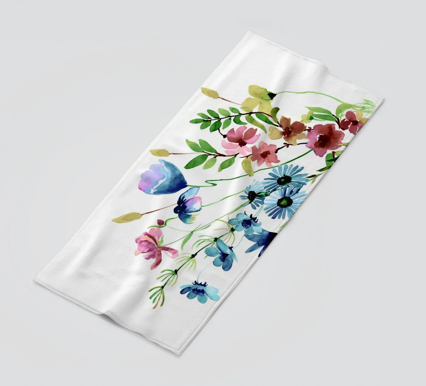 Springtime beach towel by Nadjaa