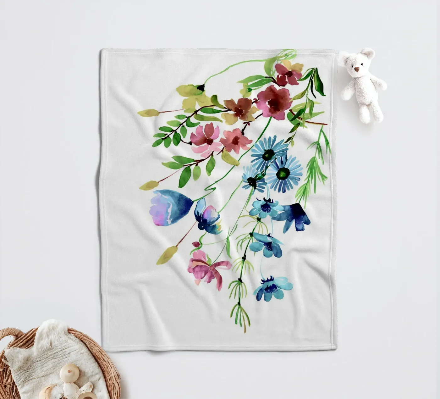 Springtime plaid polaire de Nadjaa