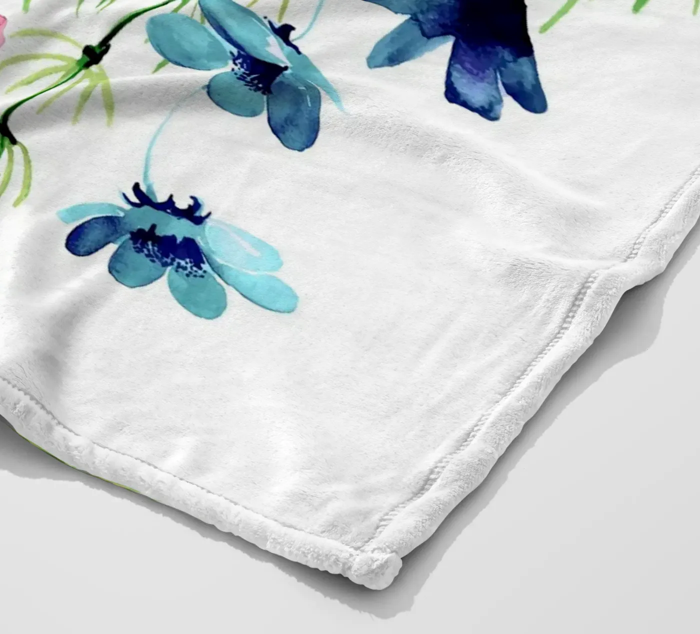 Springtime fleece blanket by Nadjaa