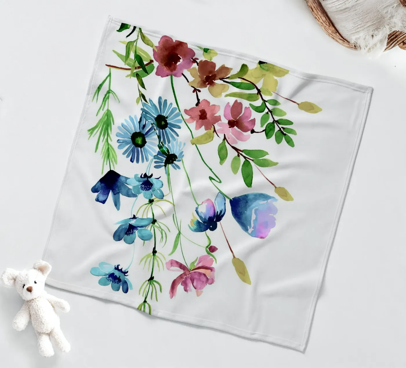 Springtime plaid polaire de Nadjaa