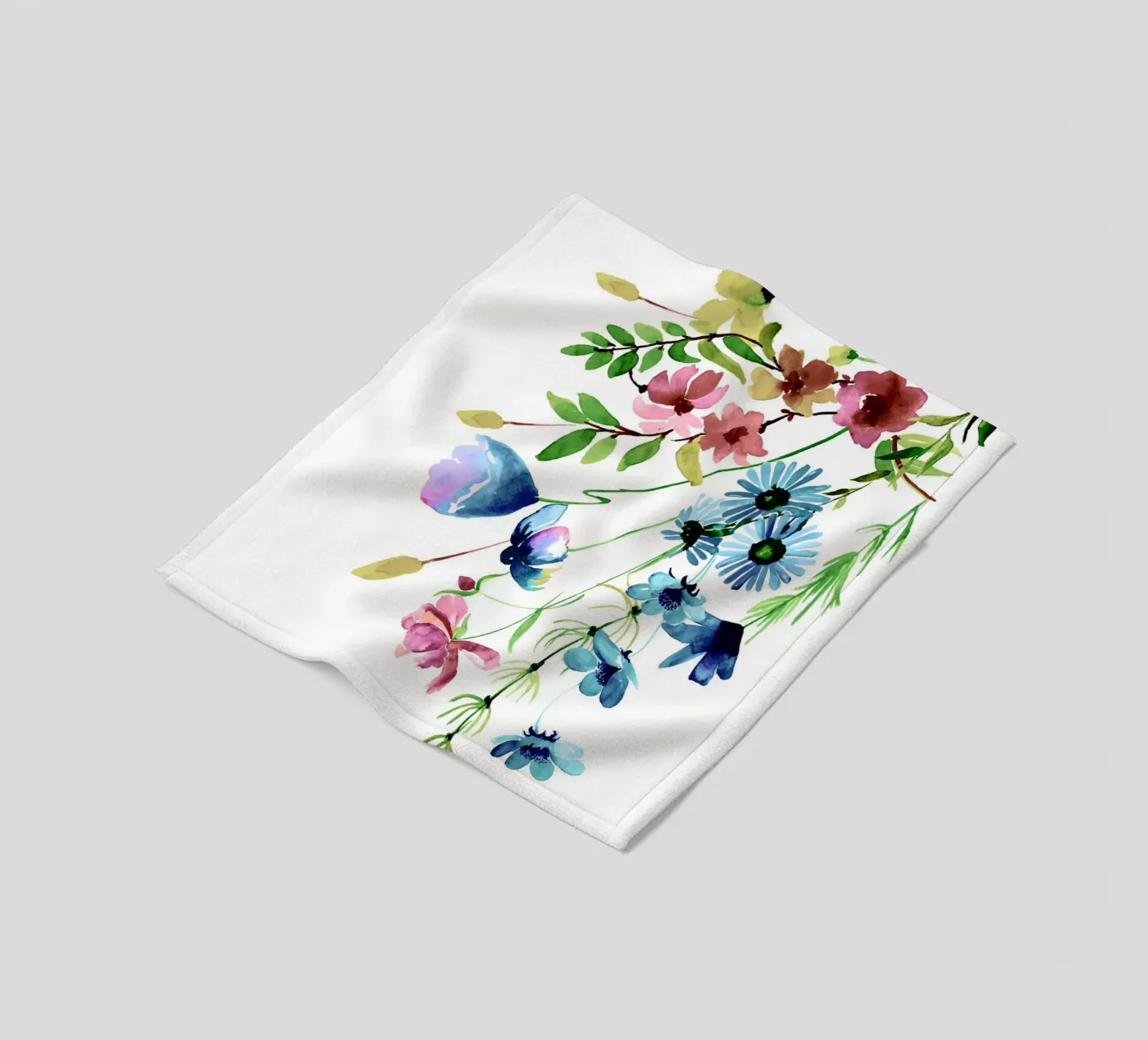 Springtime plaid polaire de Nadjaa