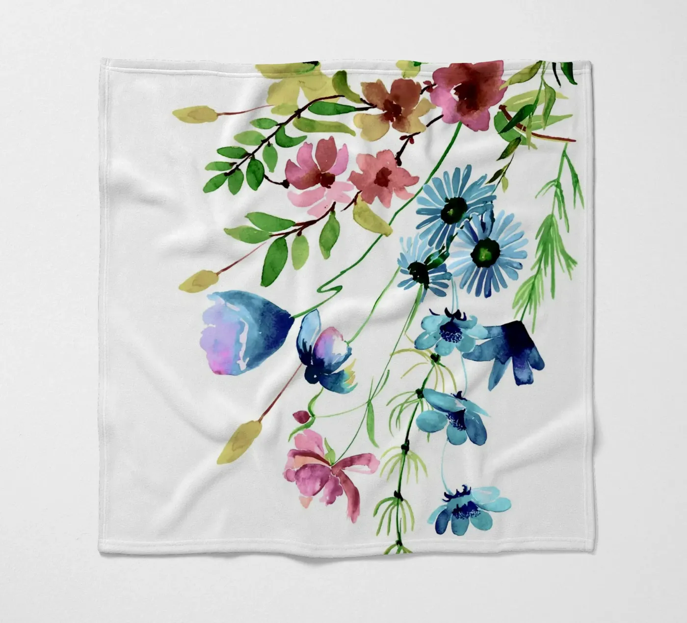 Springtime fleece blanket by Nadjaa