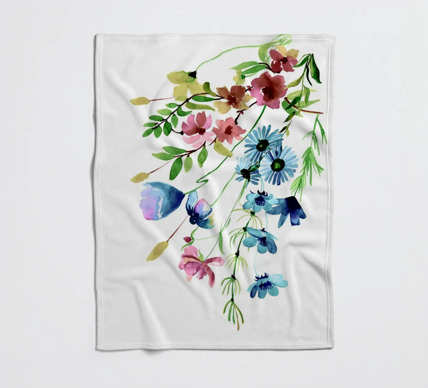 Springtime fleece blanket by Nadjaa