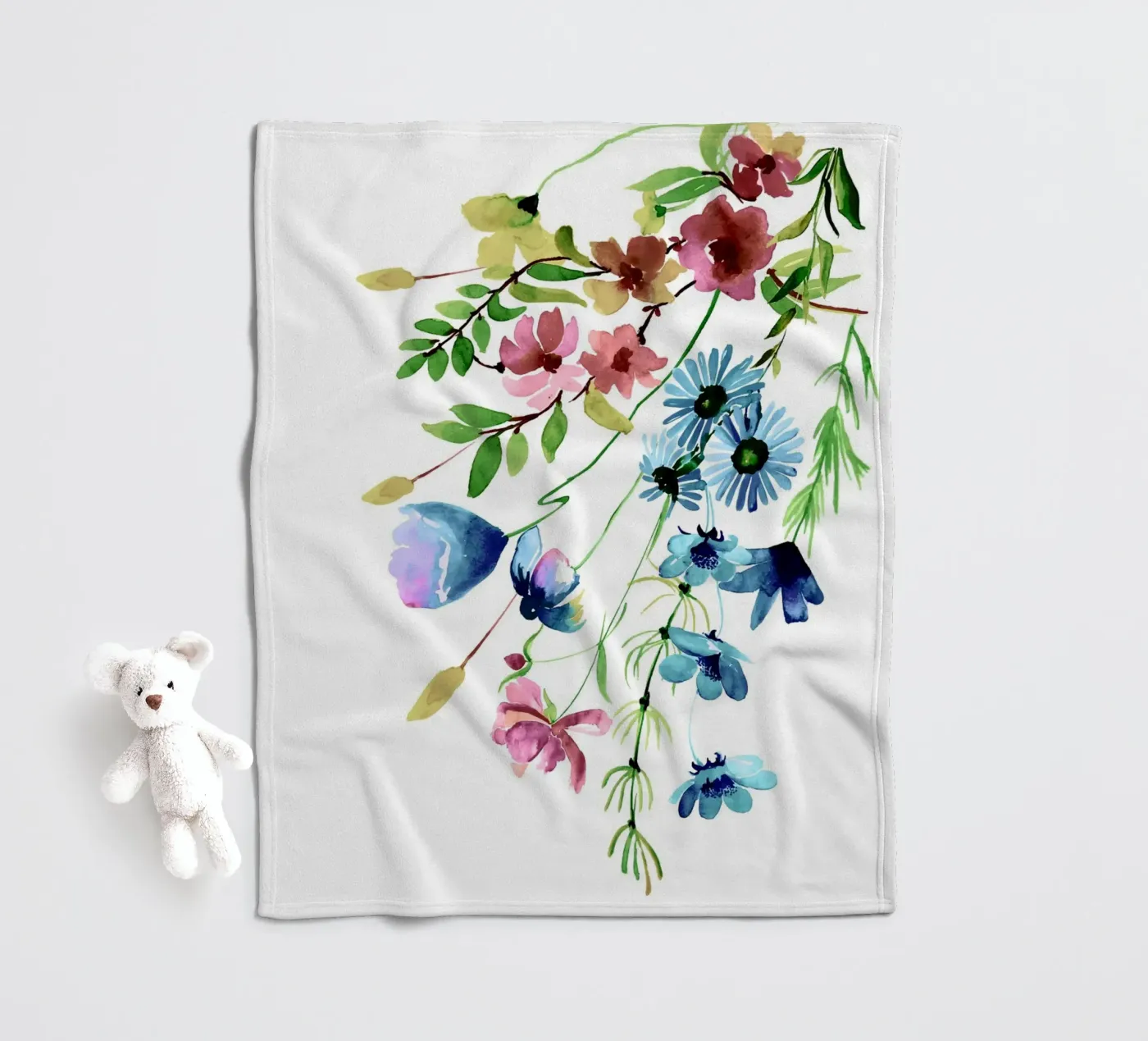 Springtime plaid polaire de Nadjaa