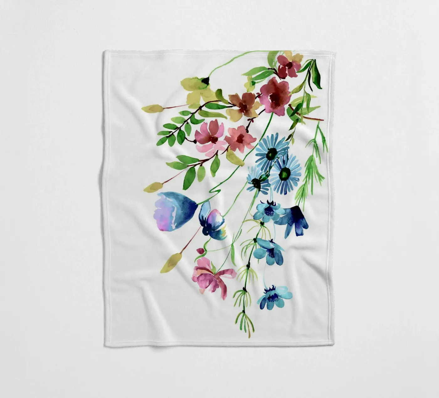 Springtime plaid polaire de Nadjaa