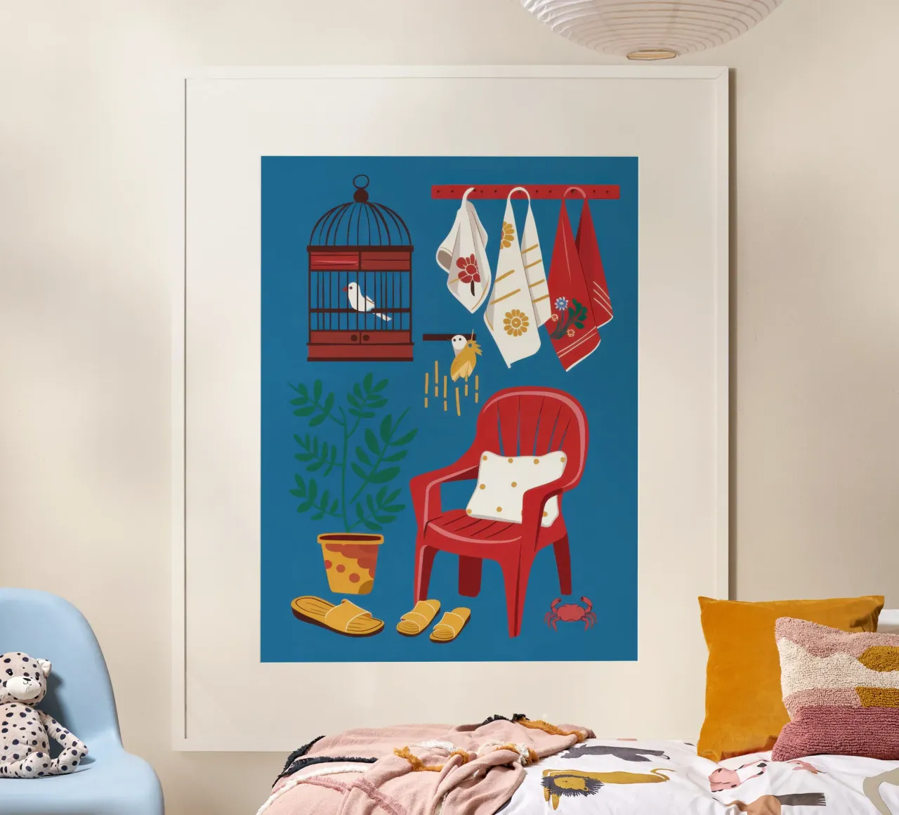 Menagerie di sedie cremisi poster da Reds Jays
