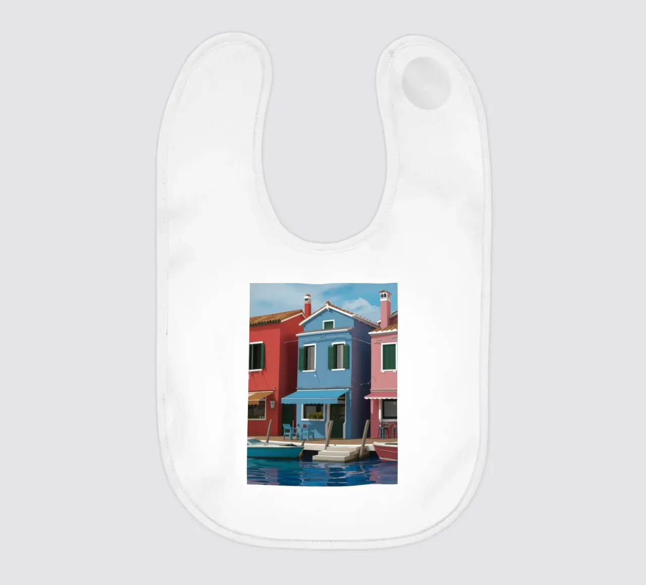 I colori del canale di Burano bavaglino da Rain Balance