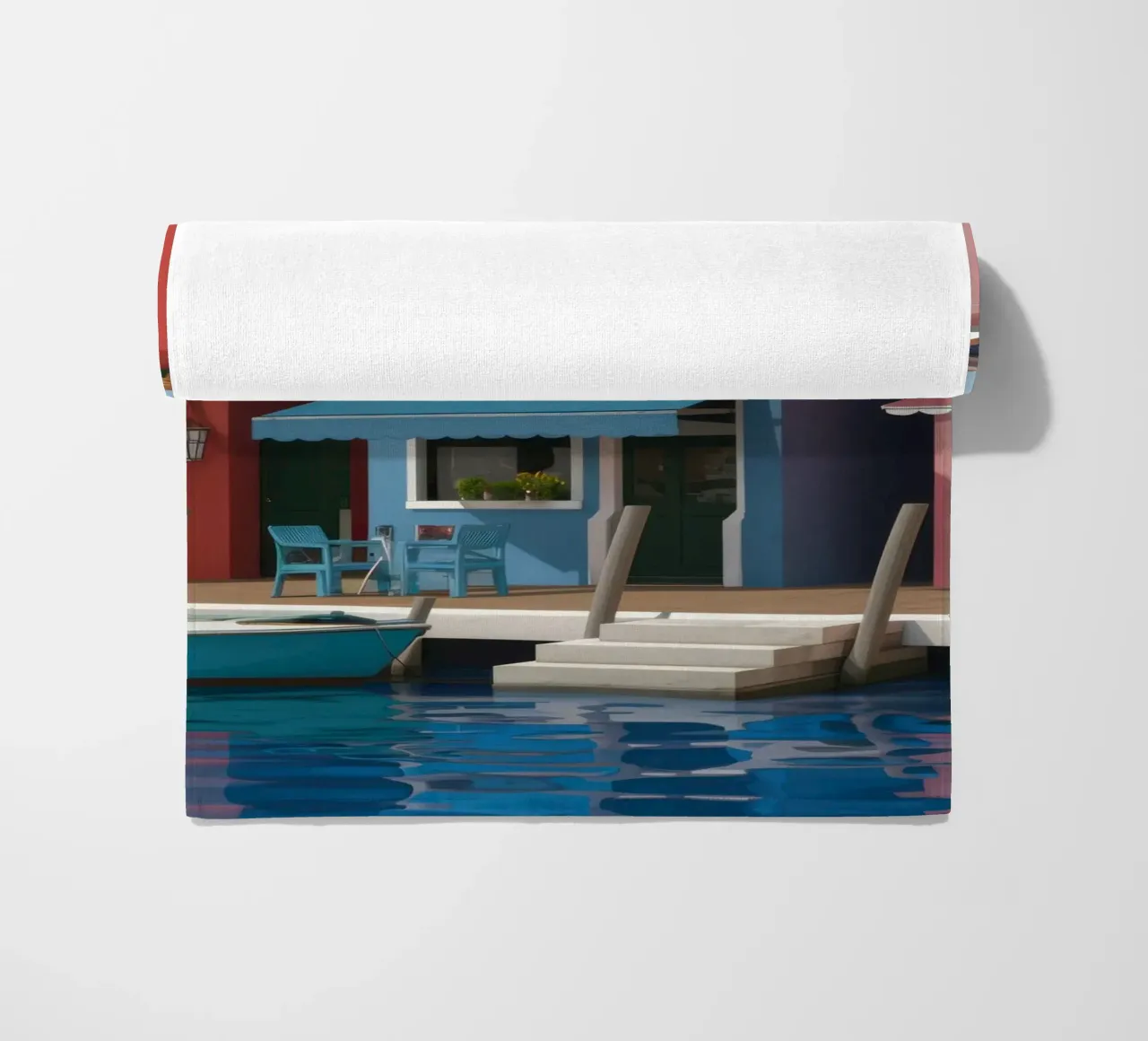I colori del canale di Burano telo mare da Rain Balance